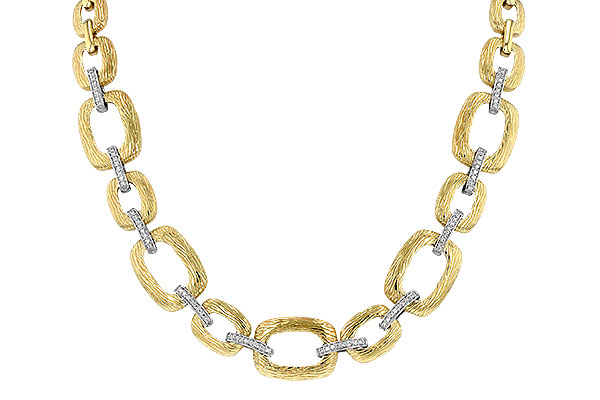 C015-91349: NECKLACE .48 TW (17 INCHES)