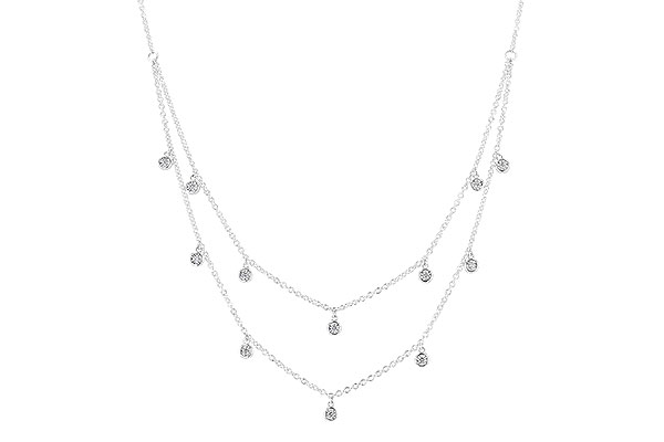 E283-19531: NECKLACE .22 TW (18 INCHES)