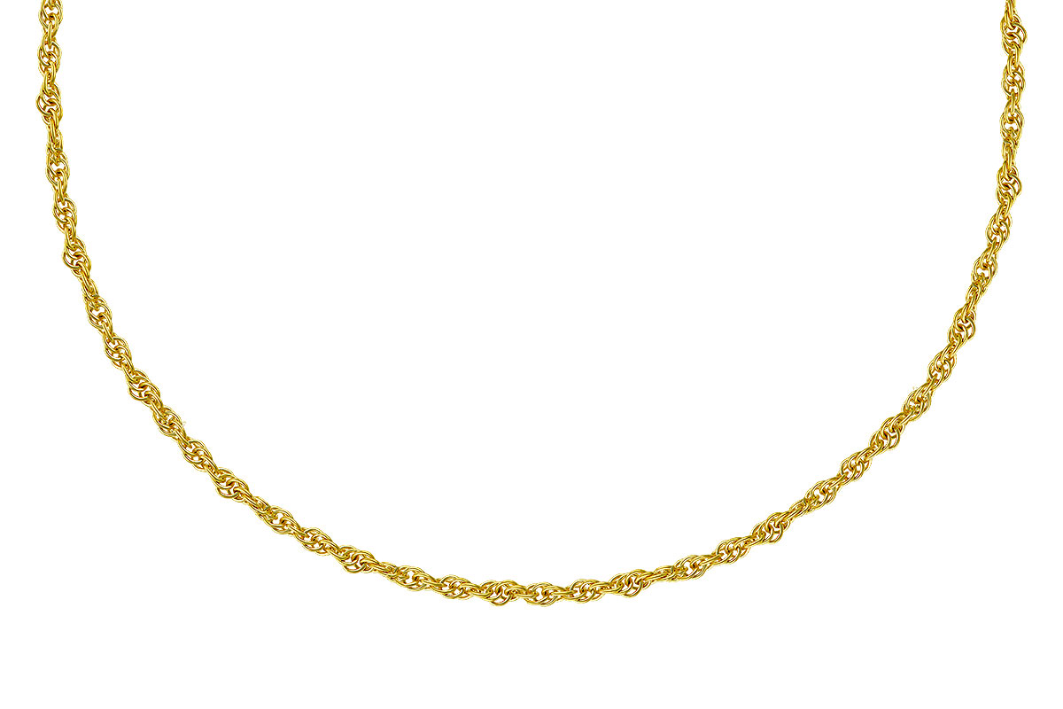 F283-24058: ROPE CHAIN (22IN, 1.5MM, 14KT, LOBSTER CLASP)