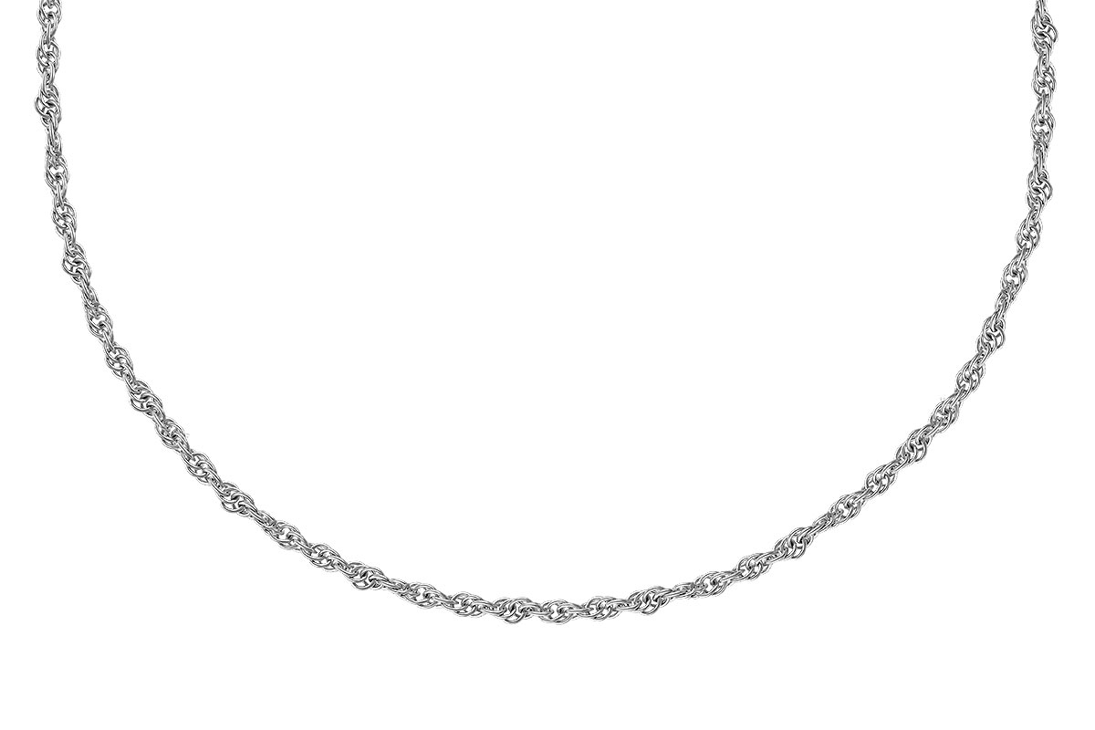 H283-24085: ROPE CHAIN (8IN, 1.5MM, 14KT, LOBSTER CLASP)