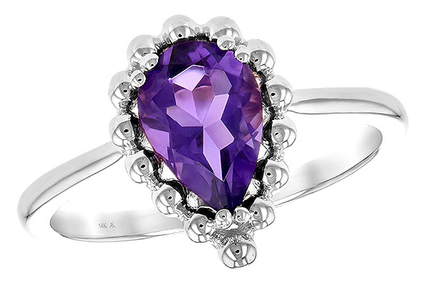 A198-67704: LDS RING 1.06 CT AMETHYST