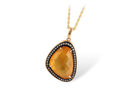 E195-07676: NECK 11.20 CITRINE 11.40 TGW