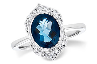 F282-34967: LDS RG 1.86 LONDON BLUE TOPAZ 2.00 TGW