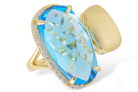 G197-74067: LDS RG 8.20 BLUE TOPAZ 8.31 TGW