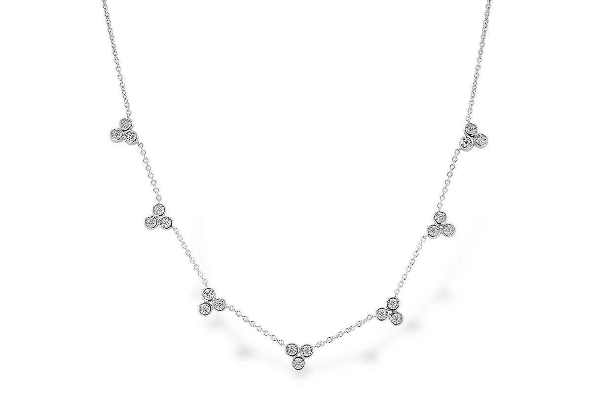 G283-19531: NECKLACE .36 TW (18")