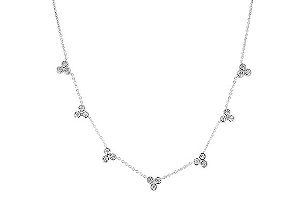 G283-19531: NECKLACE .36 TW (18")