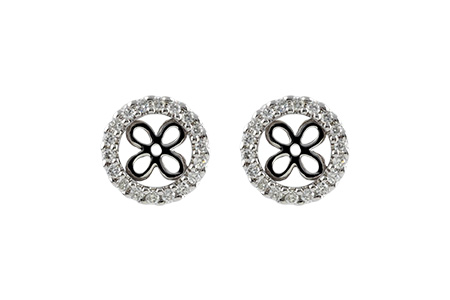 H196-85840: EARRING JACKETS .30 TW (FOR 1.50-2.00 CT TW STUDS)