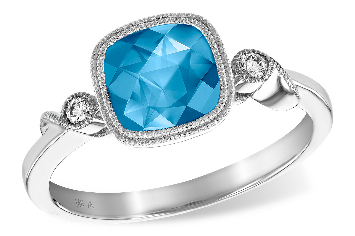M195-97676: LDS RG 1.66 BLUE TOPAZ 1.71 TGW